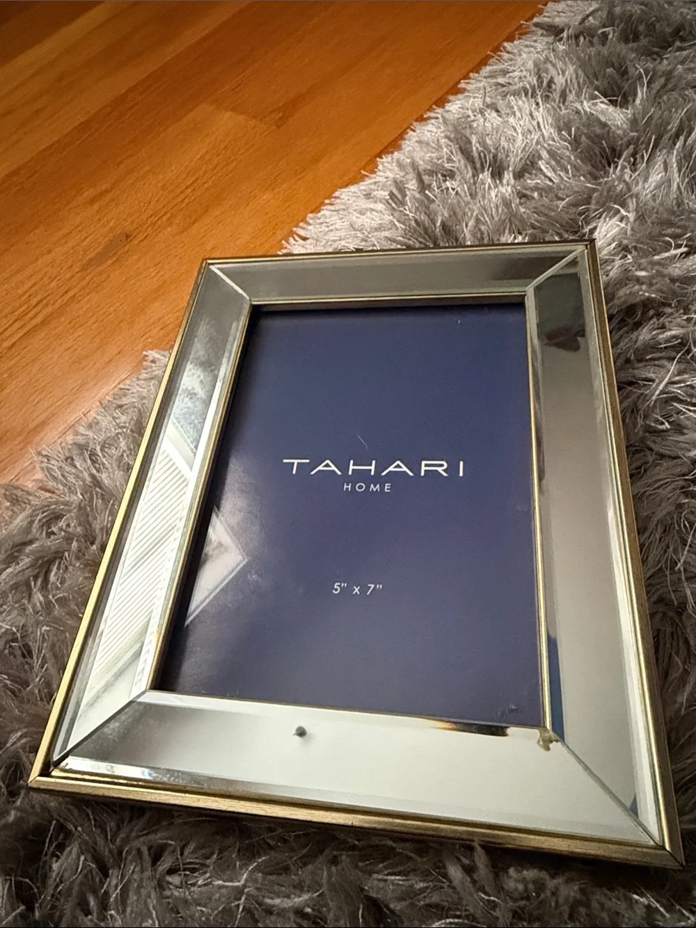 Tahari Mirrored Photo Frames in Gold and Silver